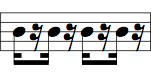 rhythm notation duration beams